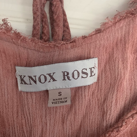 Flowy Distressed Rose Tank Top - Picture 6 of 6